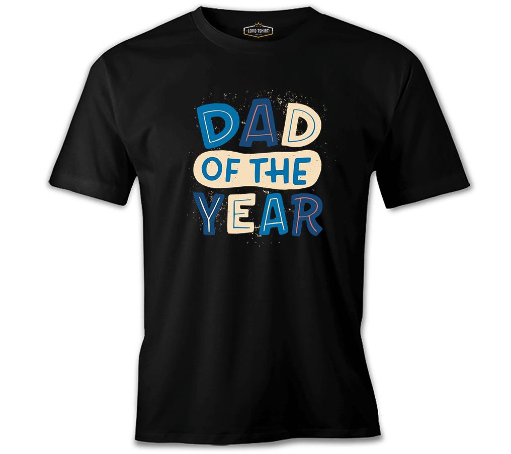 Dad of the Year Siyah Erkek Tshirt