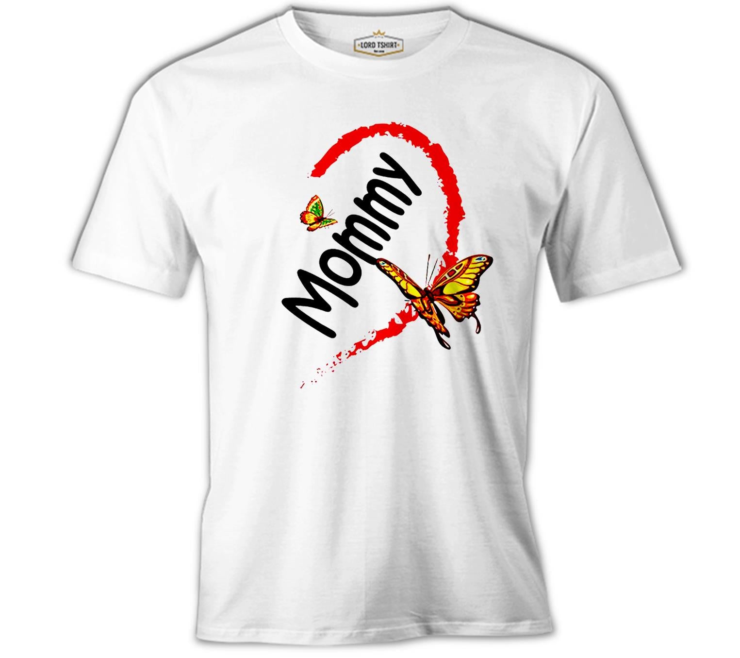 Daddy Mommy Baby - Mommy Beyaz Erkek Tshirt