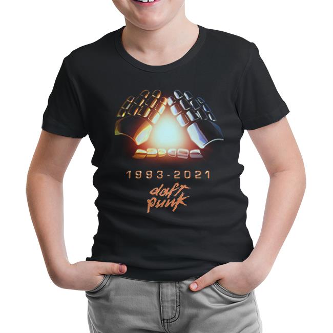Daft Punk - 1993-2021 Siyah Çocuk Tshirt