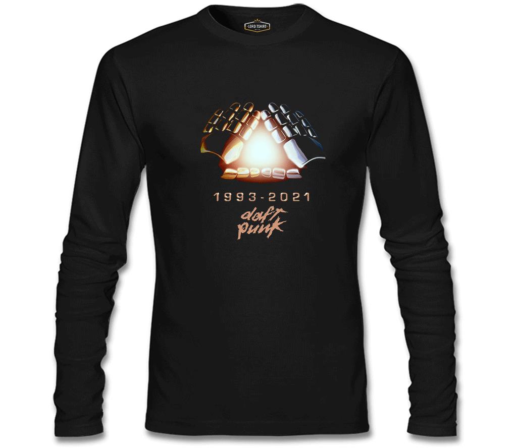 Daft Punk - 1993-2021  Siyah Erkek Sweatshirt