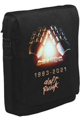 Daft Punk - 1993-2021  Unisex Siyah Postacı Çanta