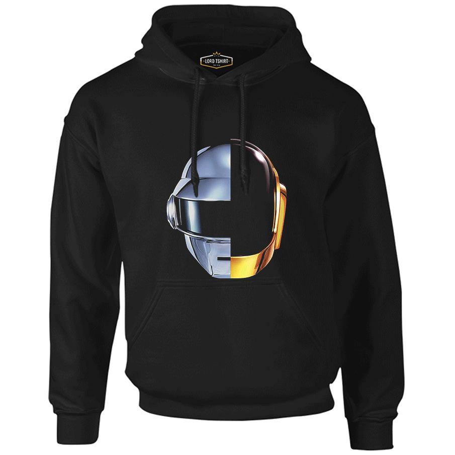 Daft Punk - Ram Siyah Erkek Fermuarsız Kapşonlu
