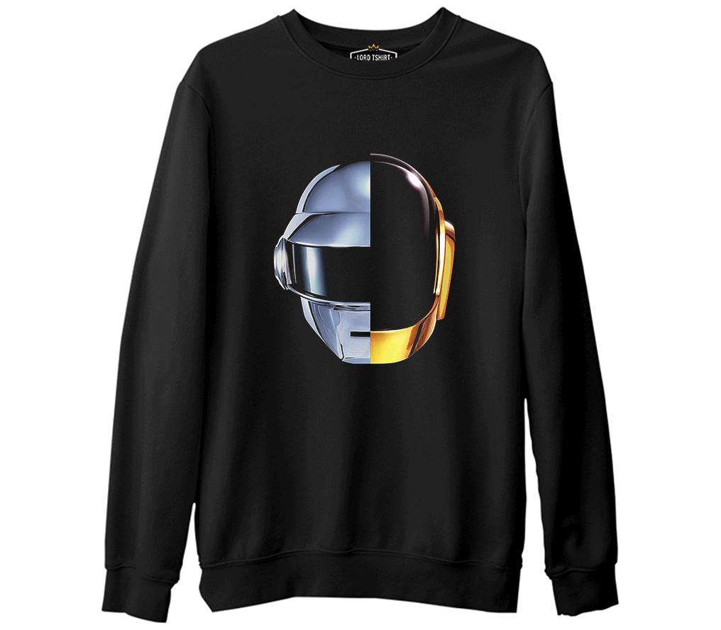 Daft Punk - Ram  Siyah Erkek Kalın Sweatshirt