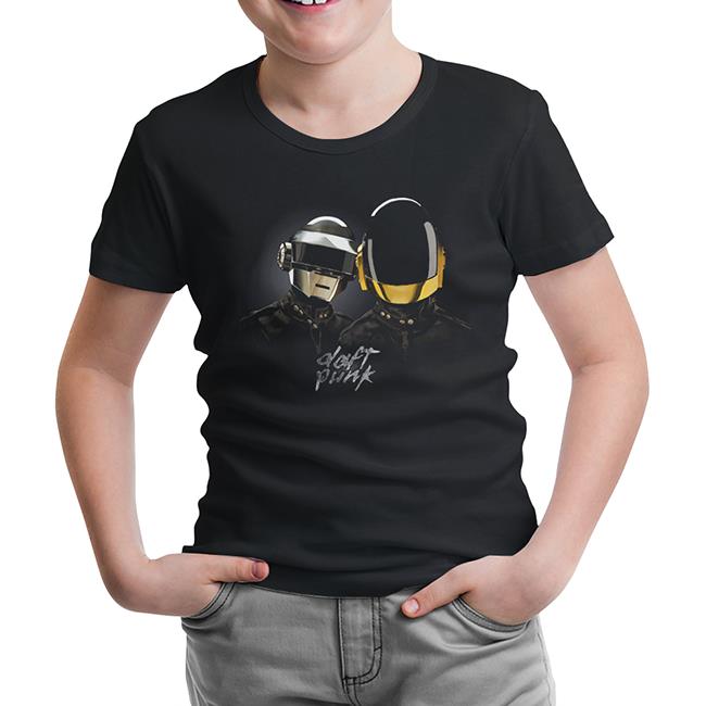 Daft Punk Black Kids Tshirt