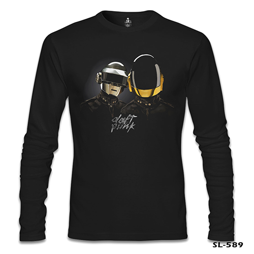 Daft Punk Black Men's Sweatshirt