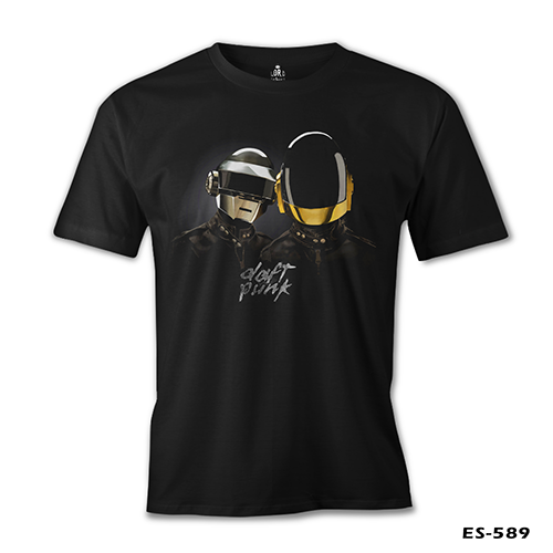 Daft Punk Black Men's Tshirt