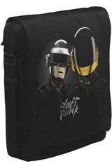 Daft Punk Unisex Siyah Postacı Çanta