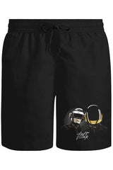 Daft Punk Unisex Siyah Şort