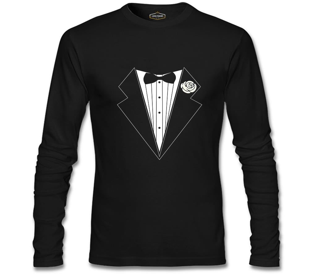 Damat - Groom Suit Siyah Erkek Sweatshirt