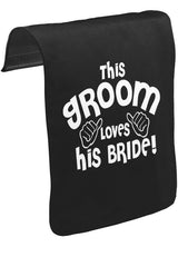 Damat - Loves His Bride Unisex Siyah Tak-Çıkar Postacı Çanta Kapağı CK-1503