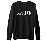 Dance Evoloution Siyah Erkek Kalın Sweatshirt