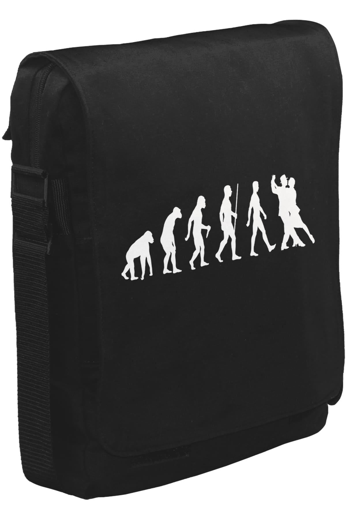 Dance Evolution Unisex Black Messenger Bag 