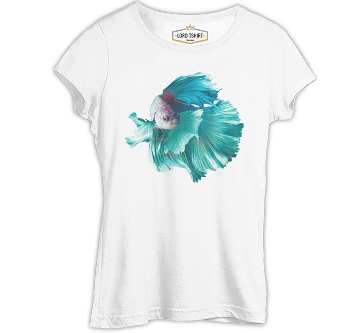 Dance in the Ocean - Balık Beyaz Kadın Tshirt