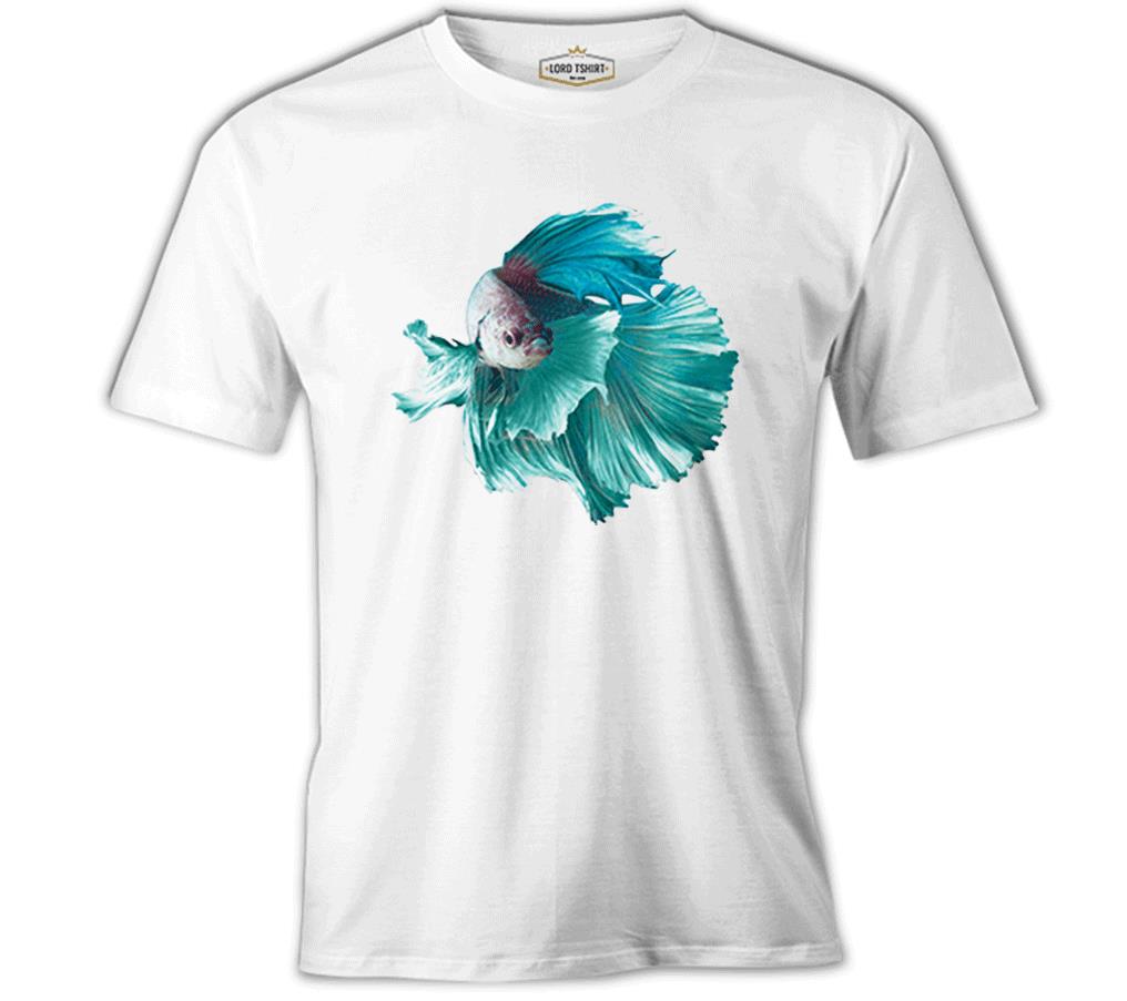 Dance in the Ocean - Balık Beyaz Erkek Tshirt