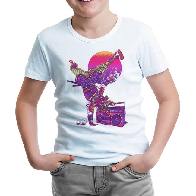 Dance with the Samurai White Kids Tshirt