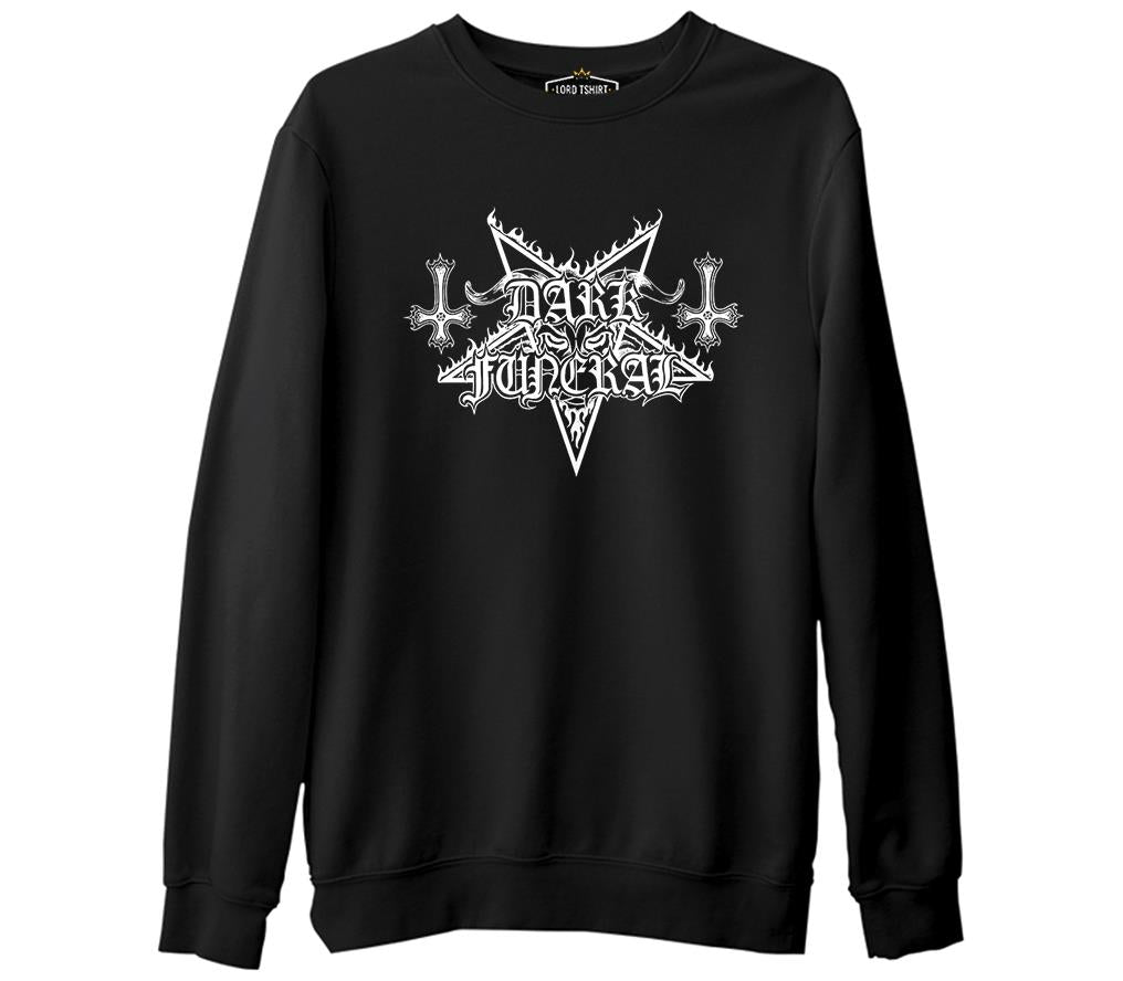 Dark Funeral  Siyah Erkek Kalın Sweatshirt