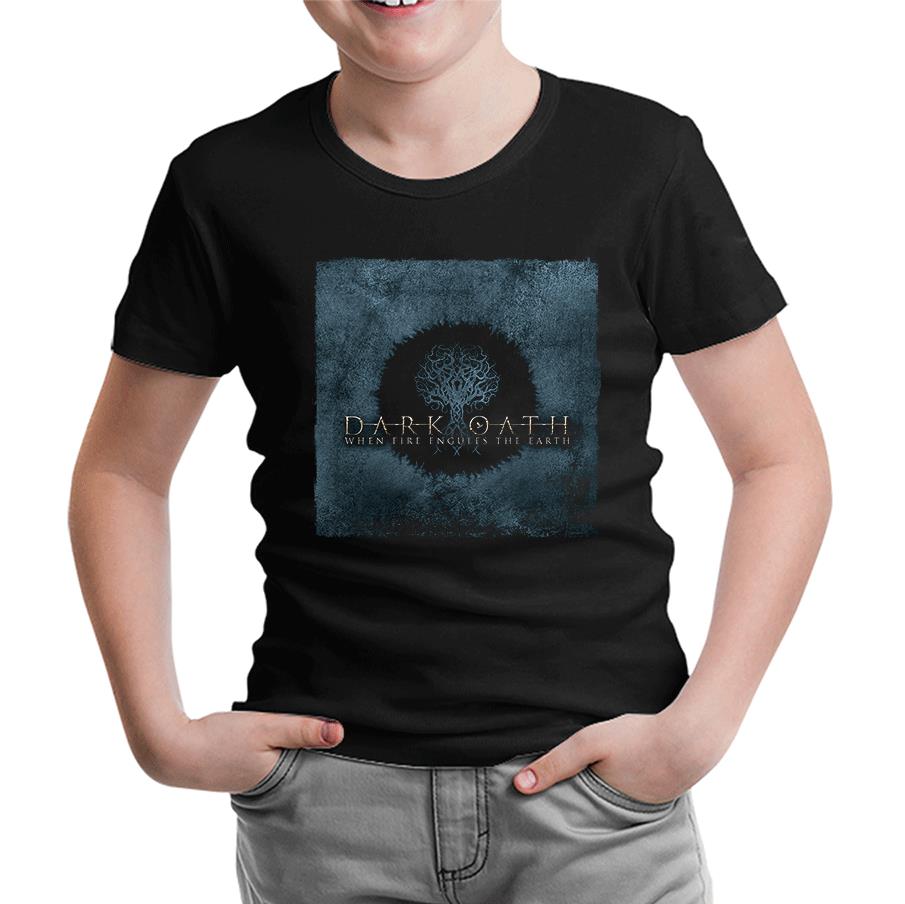 Dark Oath - When Fire Siyah Çocuk Tshirt