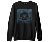 Dark Oath - When Fire Siyah Erkek Kalın Sweatshirt