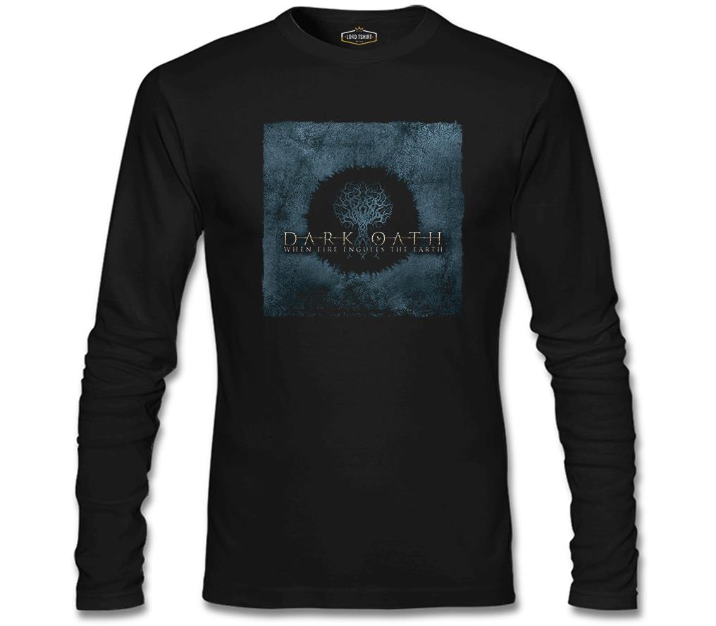 Dark Oath - When Fire Black Men's Sweatshirt 