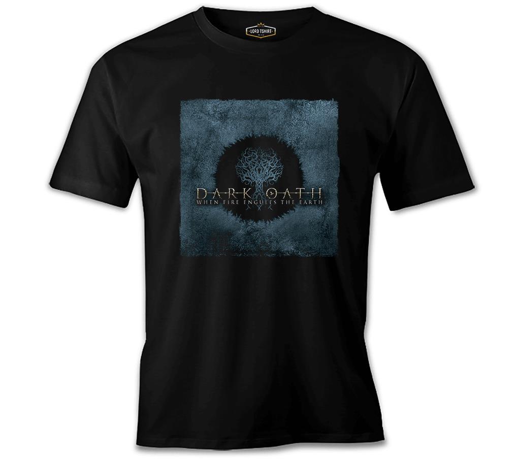 Dark Oath - When Fire Siyah Erkek Tshirt