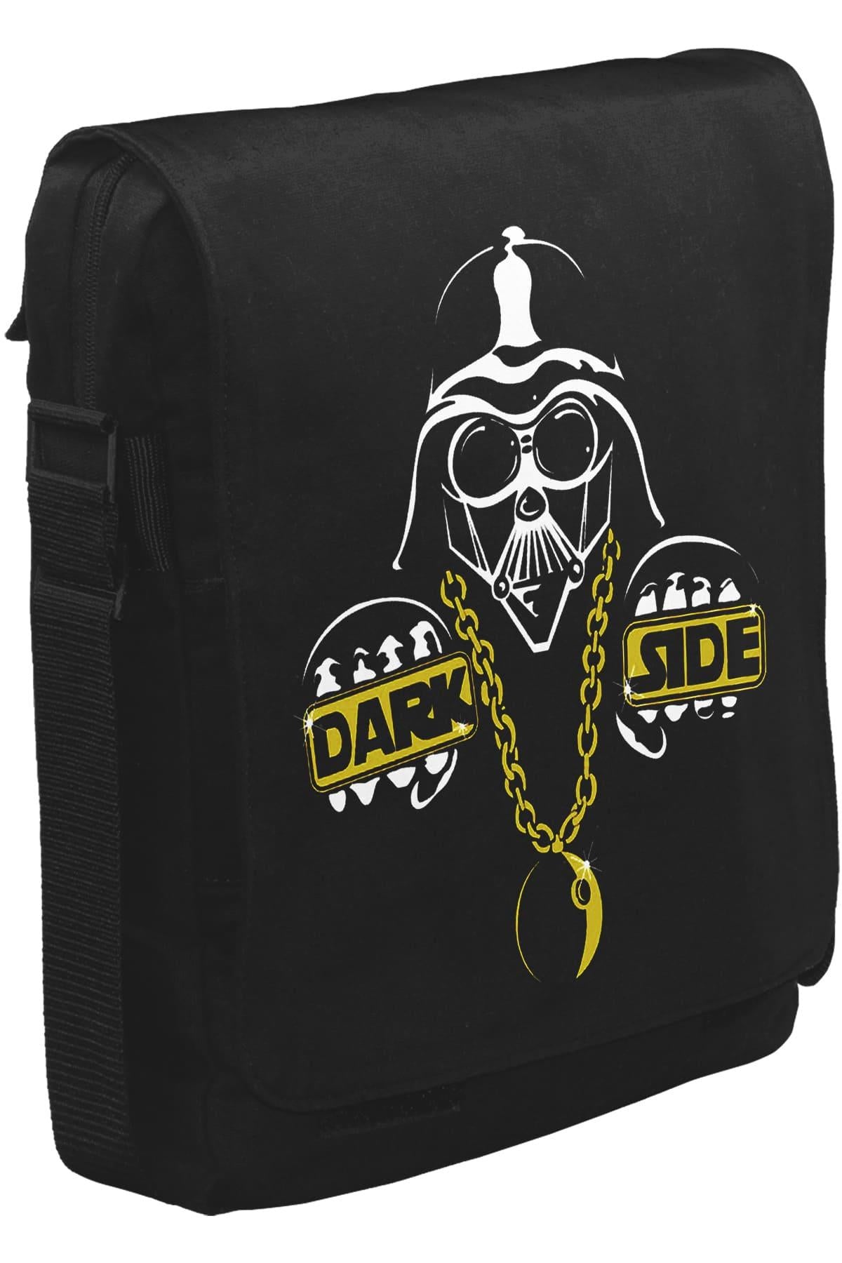 Dark Side Unisex Siyah Postacı Çanta