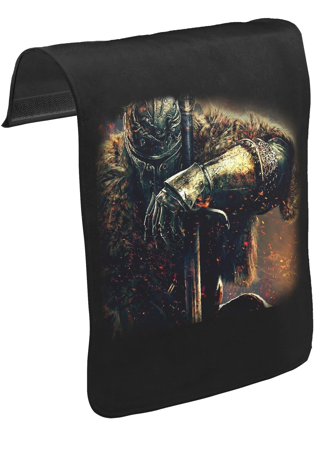 Dark Souls - Frost Unisex Siyah Tak-Çıkar Postacı Çanta Kapağı CK-1062