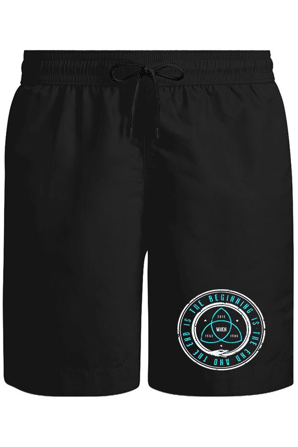 Dark - Timeline Unisex Siyah Şort