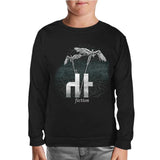 Dark Tranquility - Fiction Blue Black Kids Sweatshirt