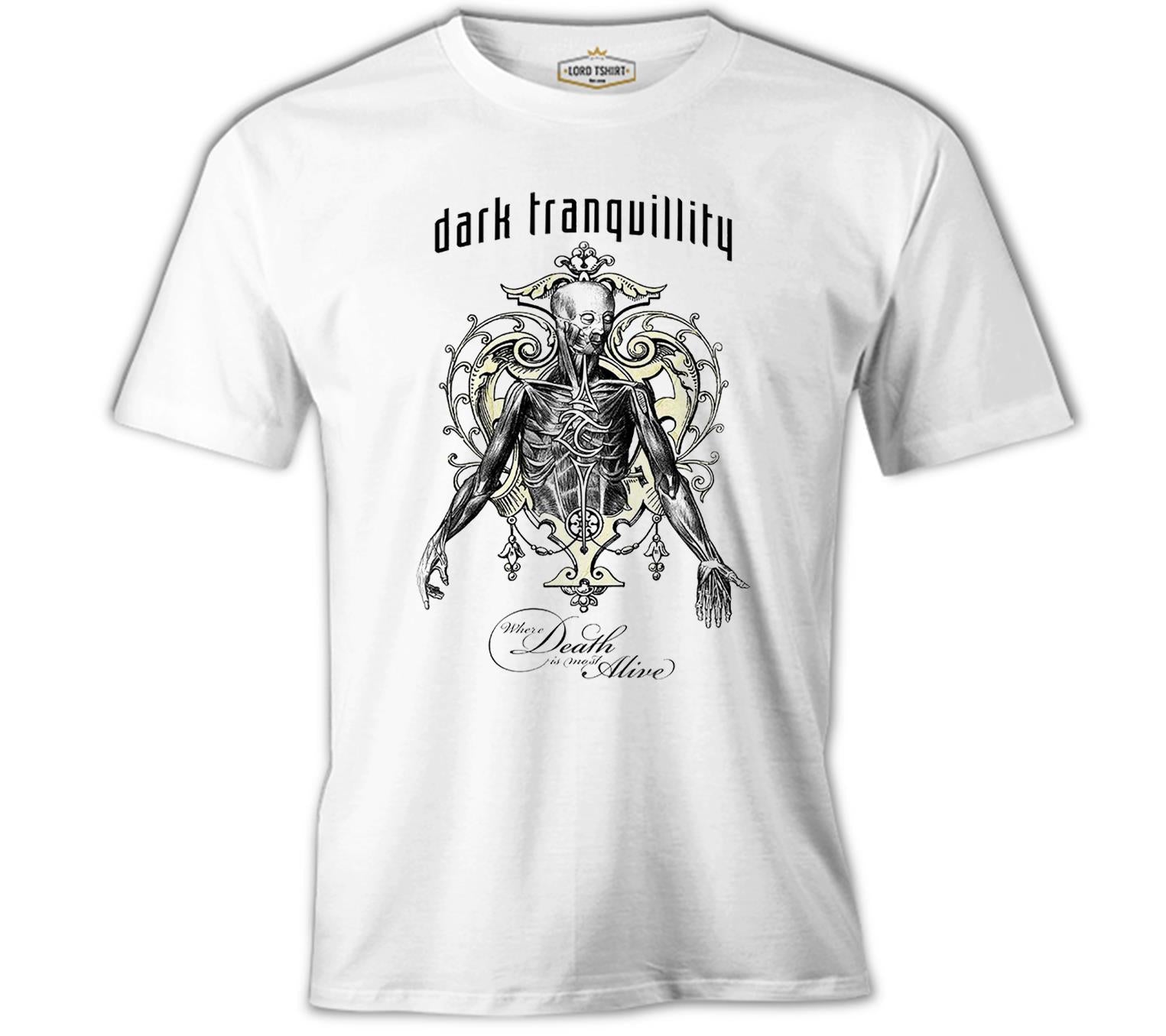 Dark Tranquillity - Death Alive Beyaz Erkek Tshirt