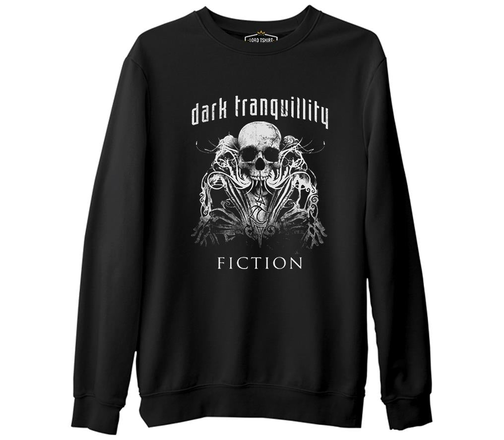Dark Tranquillity - Fiction Siyah Erkek Kalın Sweatshirt