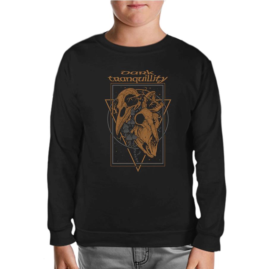 Dark Tranquillity - Skulls Black Kids Sweatshirt