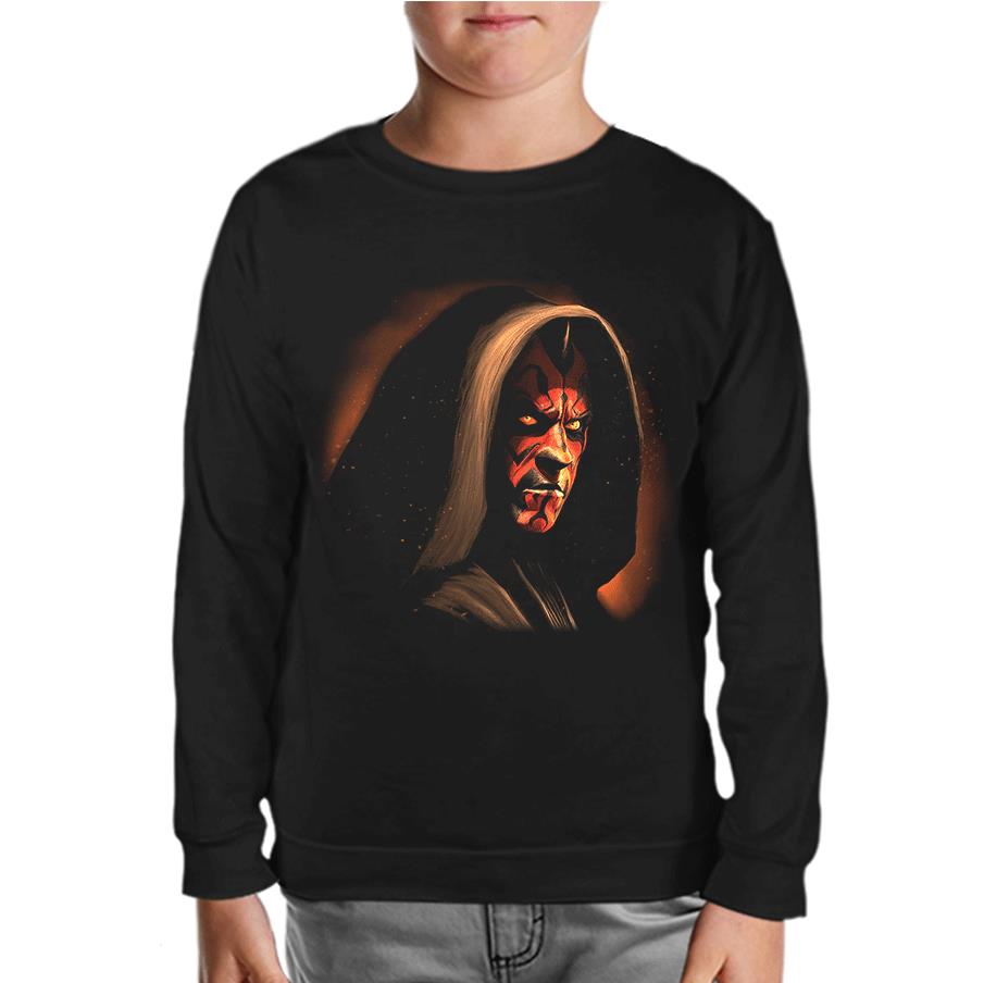 Darth Maul Black Kids Sweatshirt