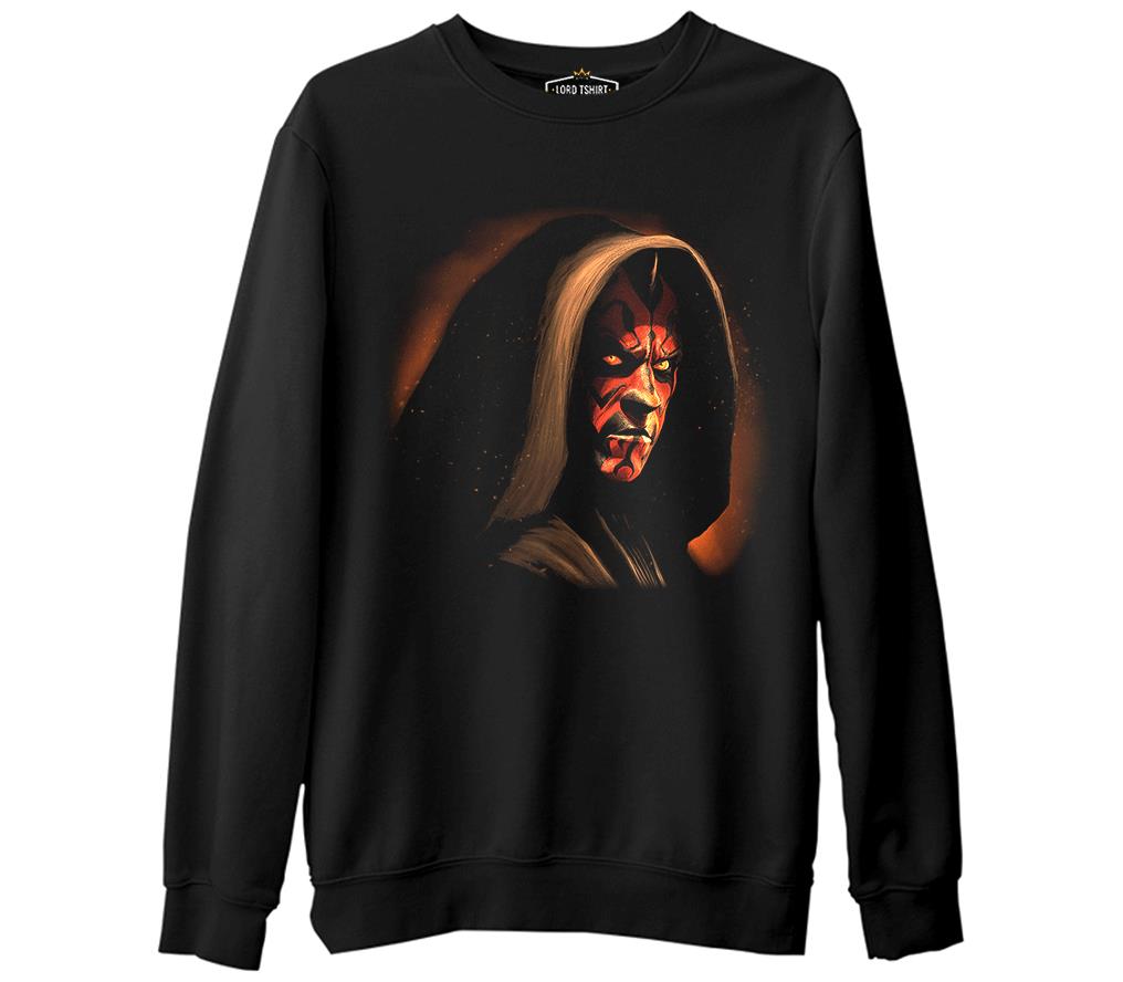 Darth Maul Black Men's Thick Sweatshirt 