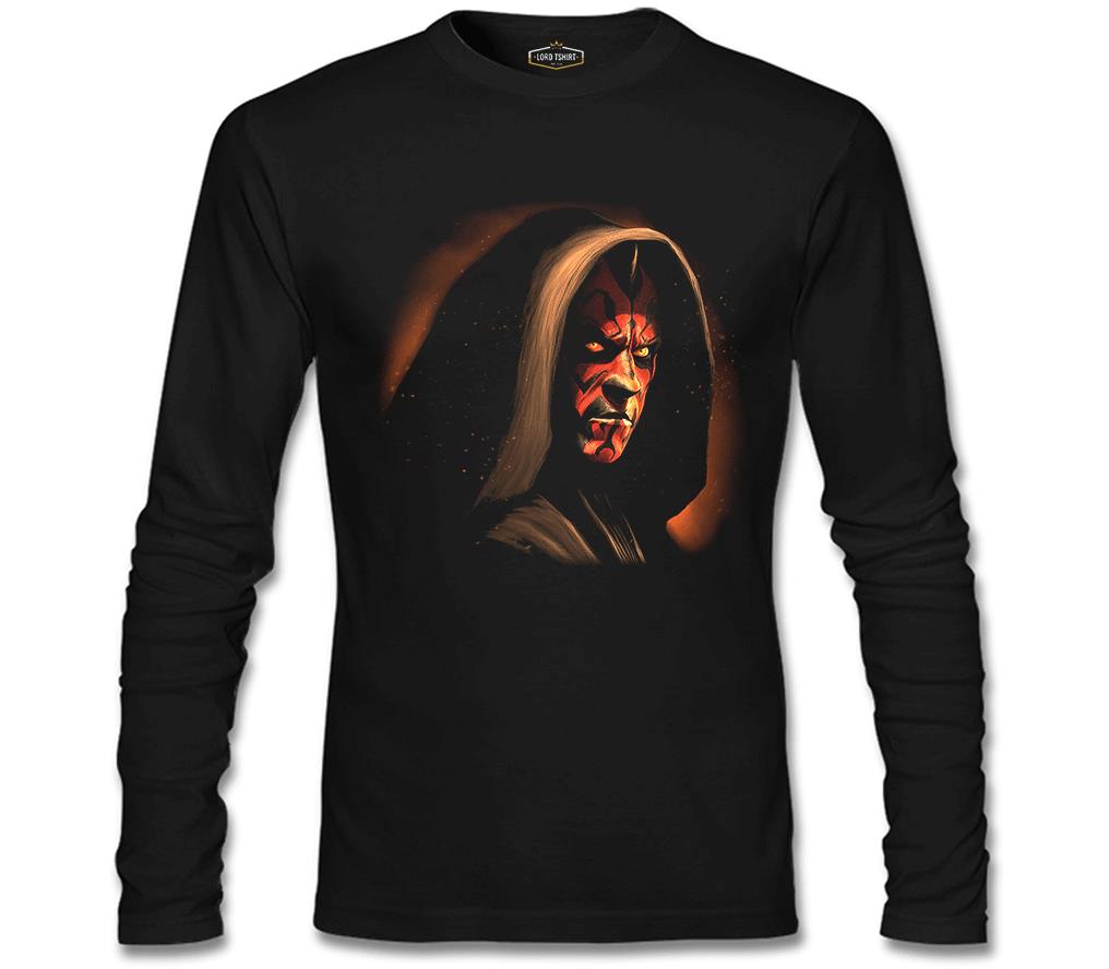 Darth Maul Siyah Erkek Sweatshirt