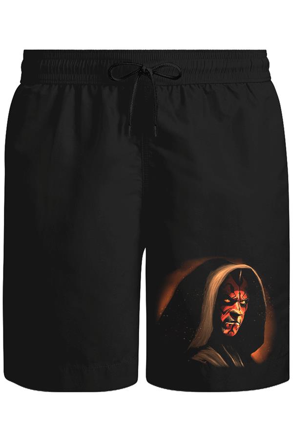 Darth Maul Unisex Siyah Şort