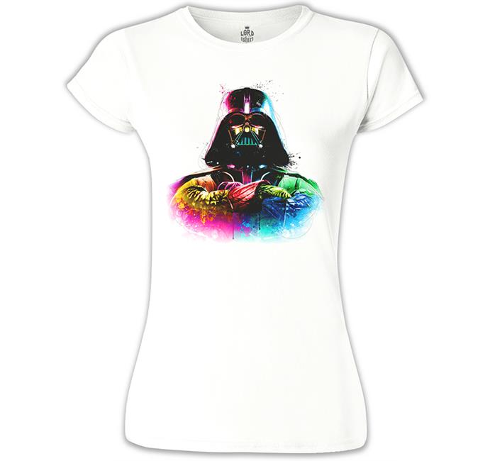 Darth Vader Beyaz Kadın Tshirt