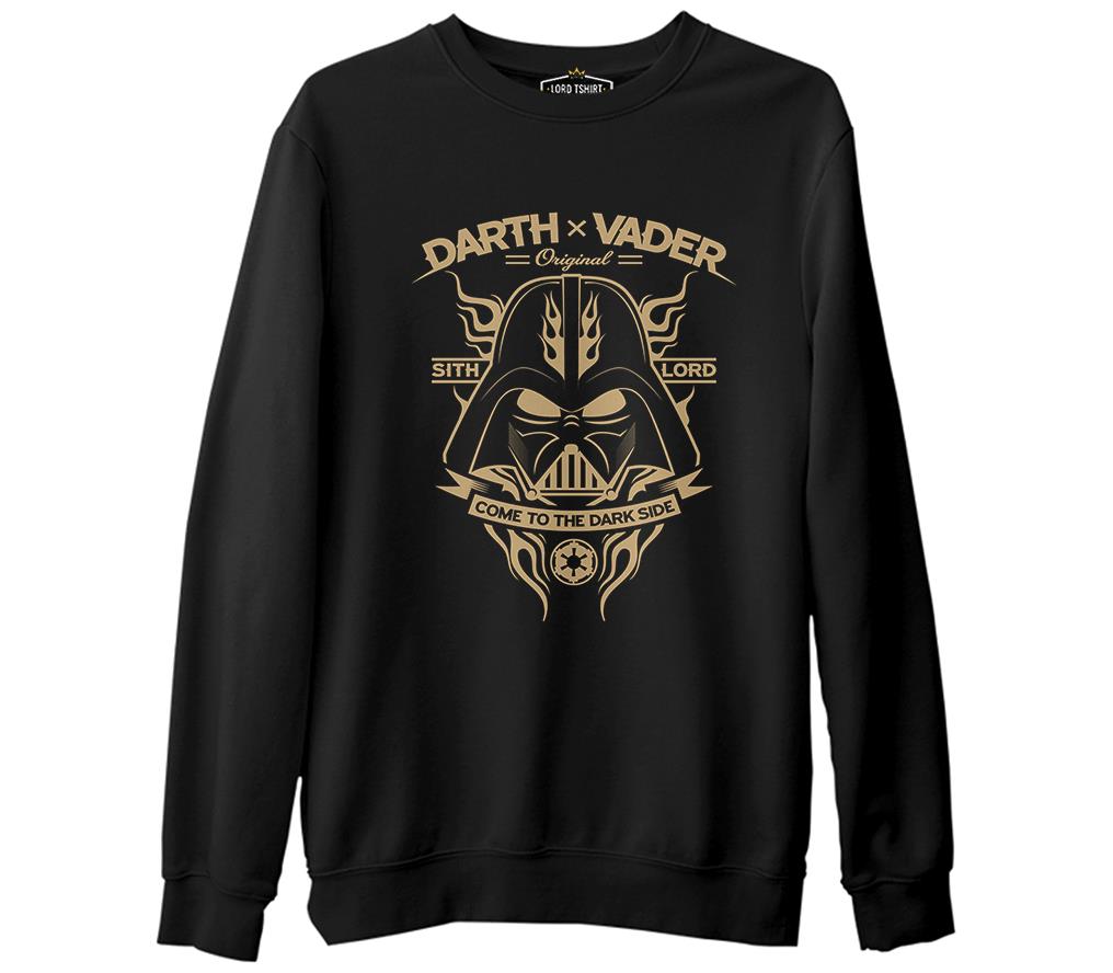 Darth Vader  Siyah Erkek Kalın Sweatshirt