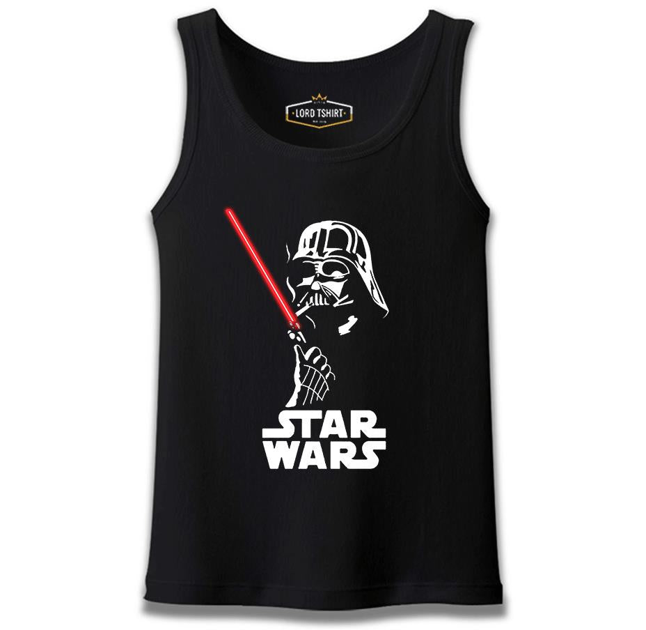 Darth Vader Smoking Siyah Erkek Atlet
