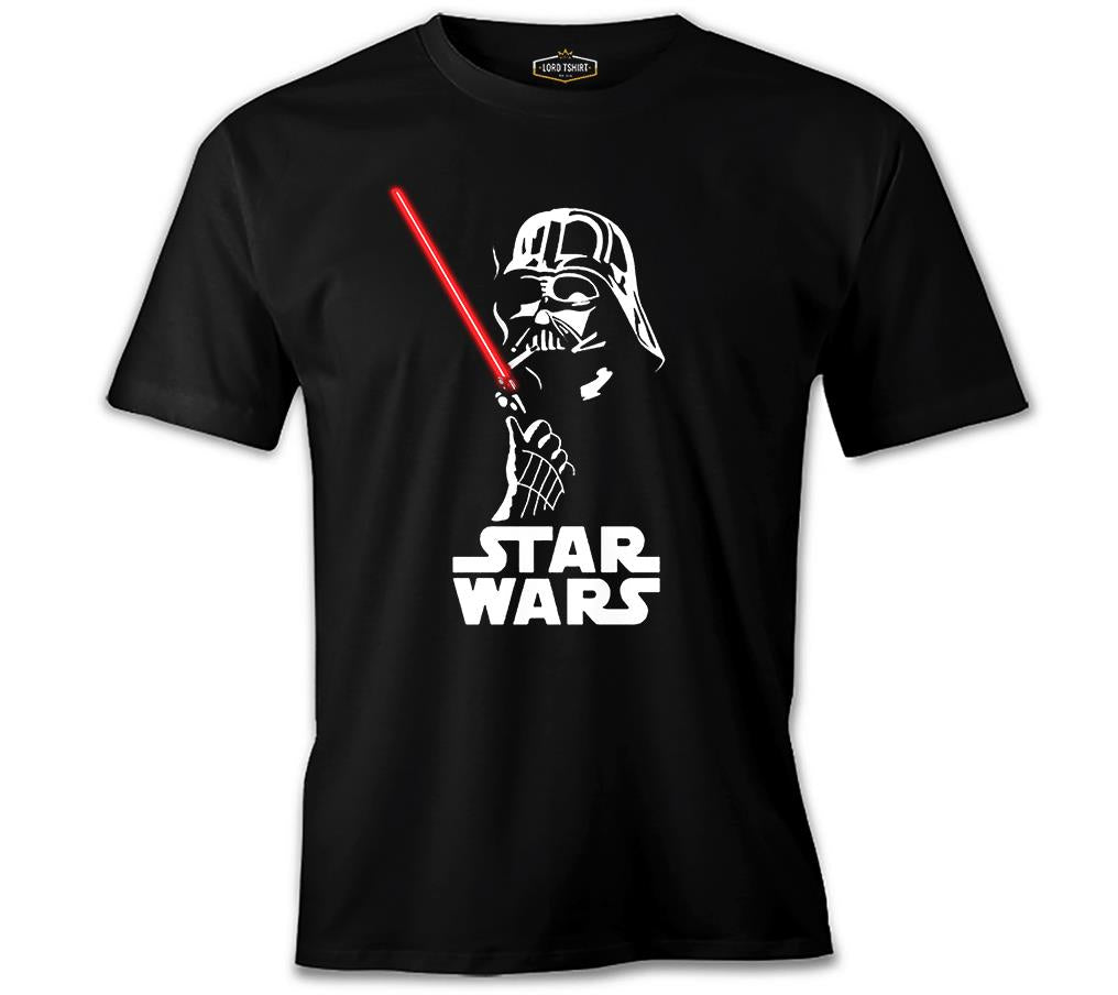 Darth Vader Smoking Siyah Erkek Tshirt