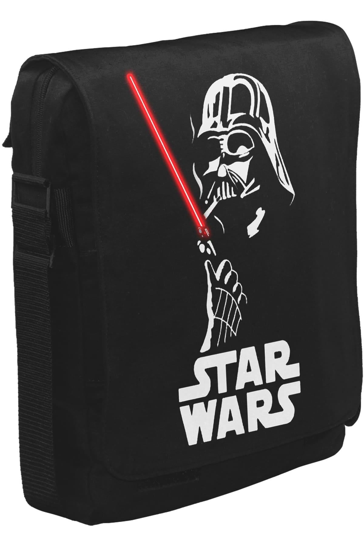 Darth Vader Smoking Unisex Siyah Postacı Çanta
