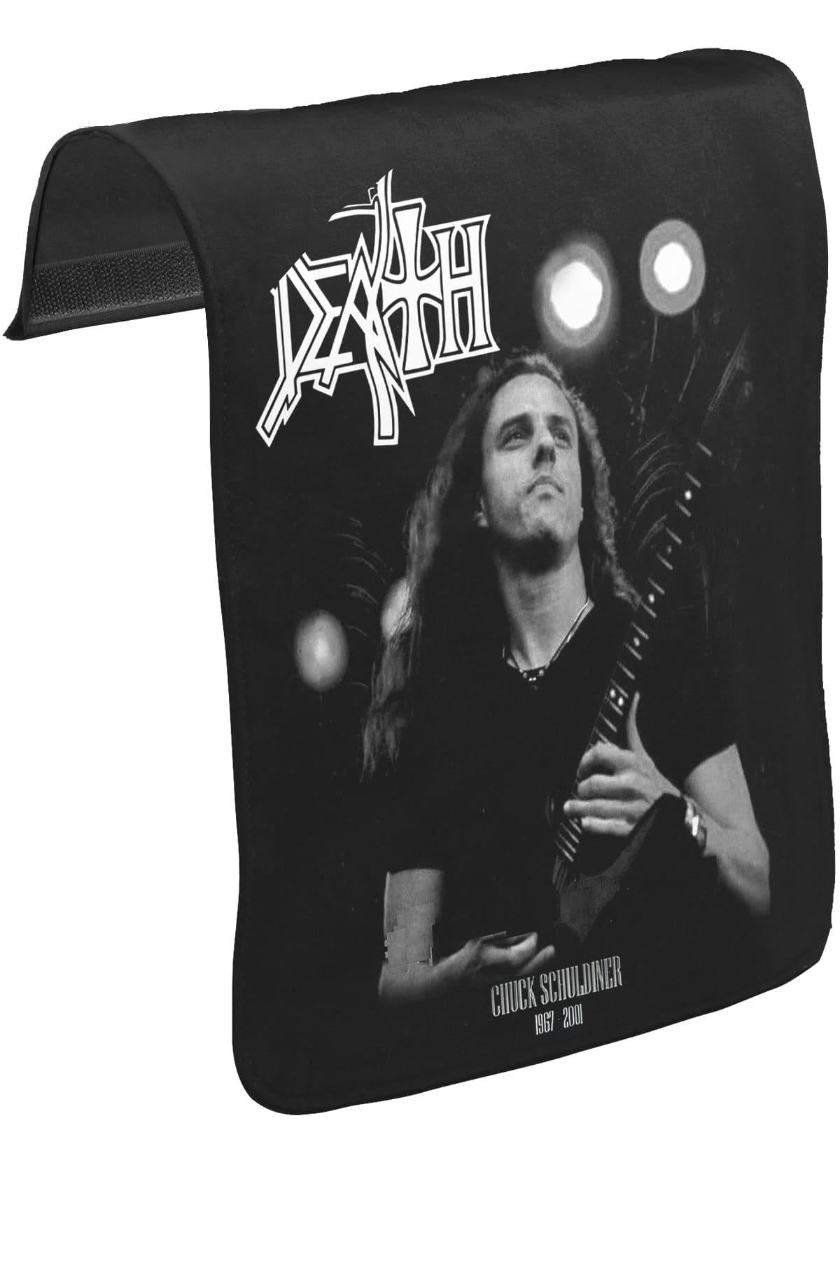 Death - Chuck Schuldiner Unisex Black Snap-On Messenger Bag Cover CK-1325