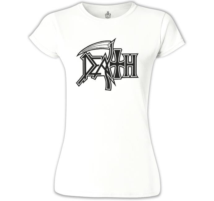 Death - Logo 4 White Women's Tshirt