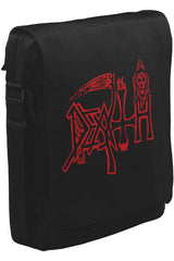 Death - Logo Unisex Siyah Postacı Çanta