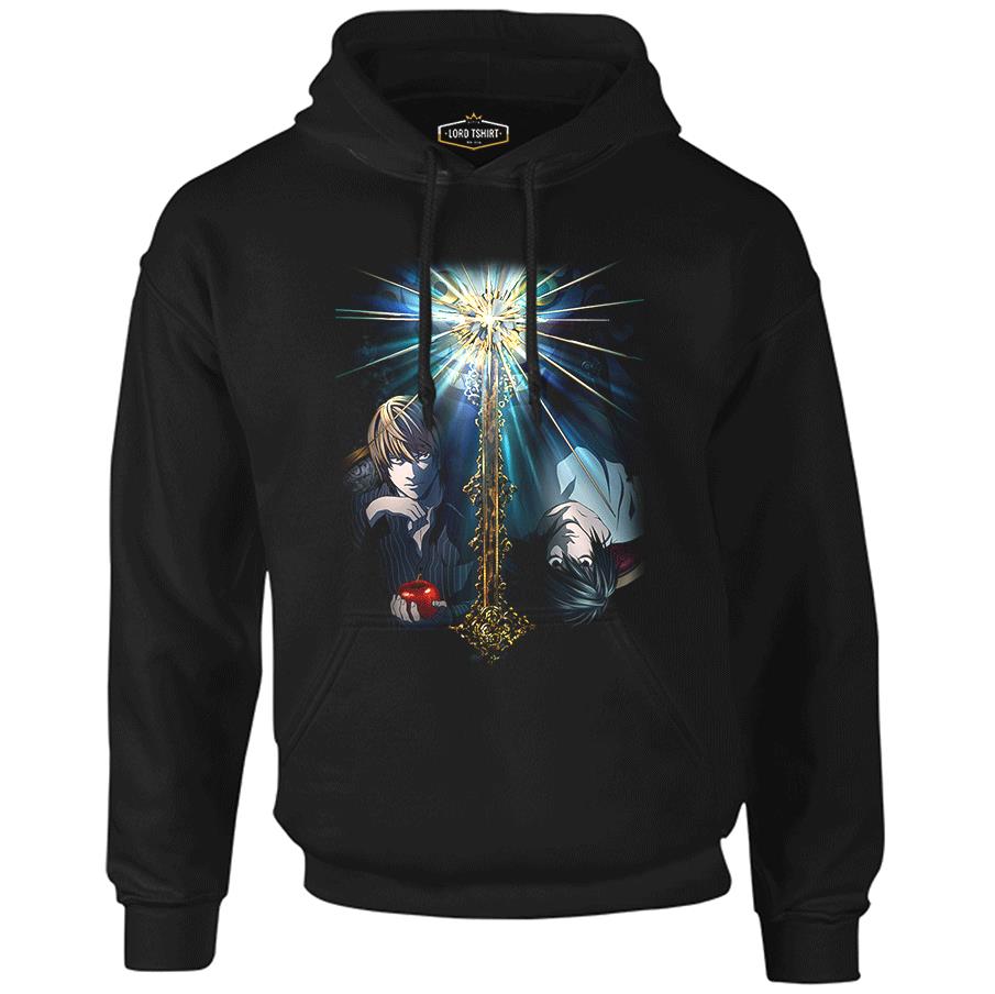 Death Note - 2 Black Men's Zipperless Hoodie