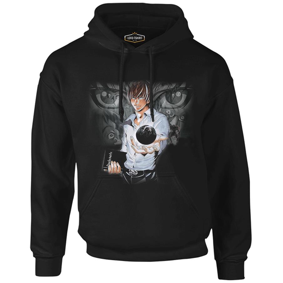 Death Note - 3 Black Men's Zipperless Hoodie