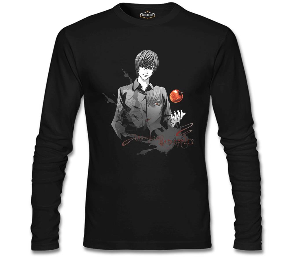 Death Note - Bad Apples Siyah Erkek Sweatshirt