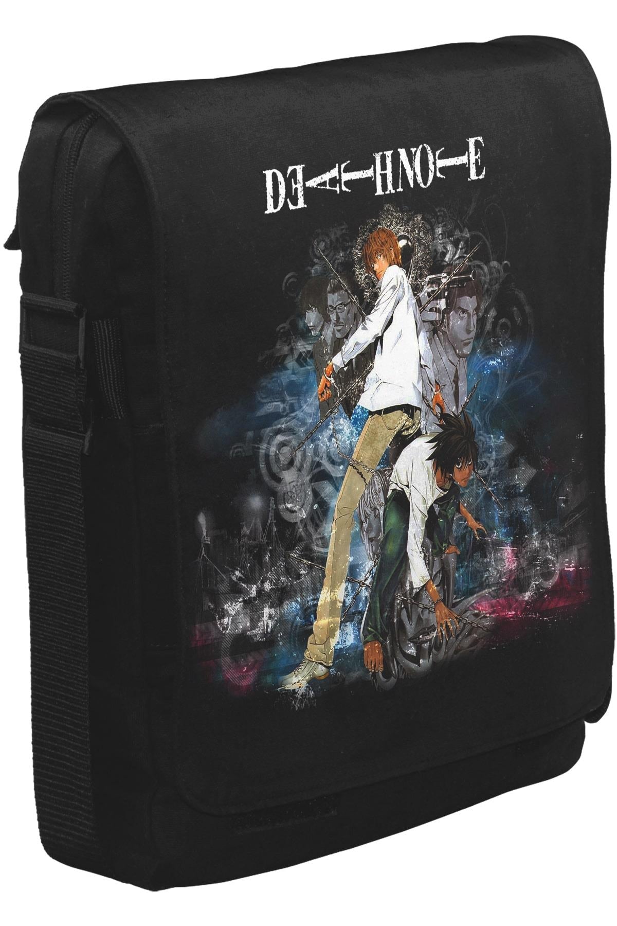 Death Note - Chains Unisex Siyah Postacı Çanta