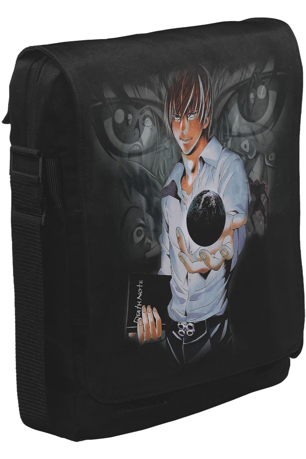 Death Note - III Unisex Siyah Postacı Çanta