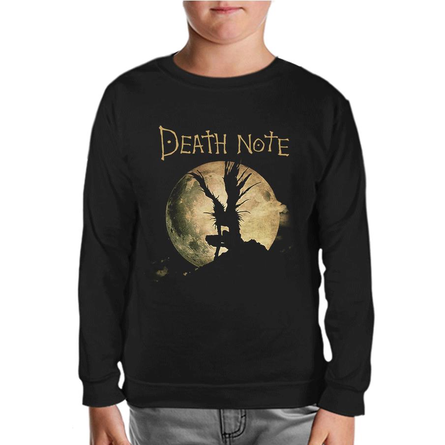 Death Note - Moon Black Kids Sweatshirt