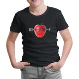 Death Note - The Apple Black Kids Tshirt